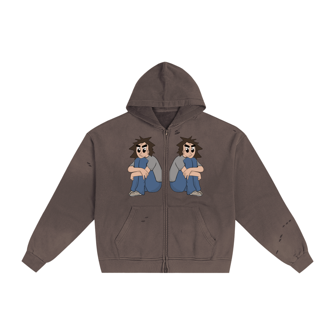 Upset Tony Double Zip Up