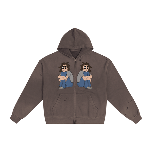 Upset Tony Double Zip Up
